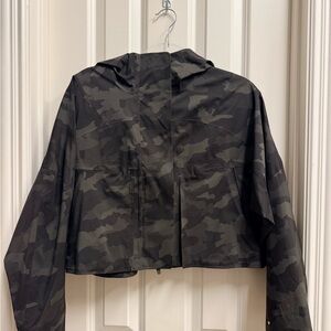 Lululemon Athletic Camo Olive Green Jacket